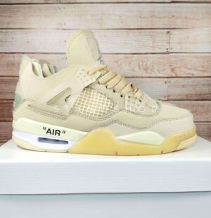 Nike Jordan Retro 4 Off White Hombre Réplica AAA