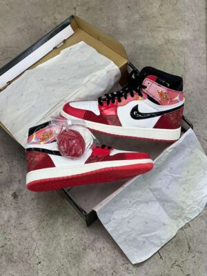 Nike Jordan Retro 1 High Spider Man Hombre Réplica AAA