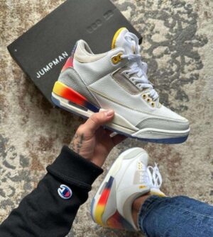 Nike Jordan Retro 3 J balvin Hombre Réplica AAA
