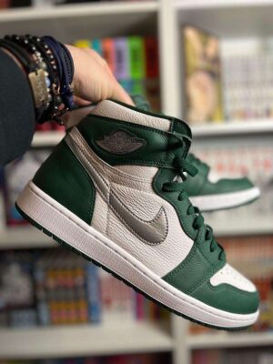 Nike Jordan Retro 1 High Green Hombre Réplica AAA