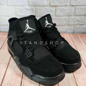 Nike Jordan Retro 4 Black Cat Mujer Réplica AAA