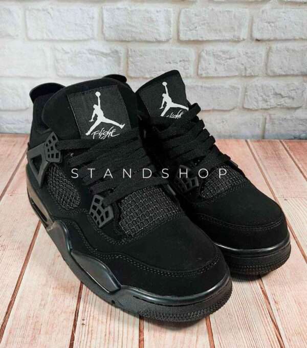 Nike Jordan Retro 4 Black Cat Mujer Réplica AAA